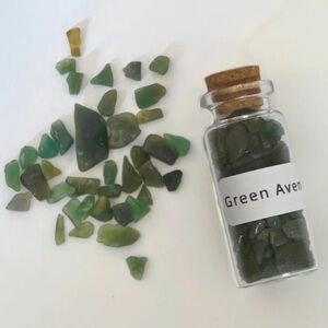 Green Aventurine Gemstone Vial